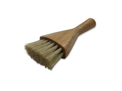 Shoe Polish Applicator Brush - Bubinga Wood & Boar Bristles by