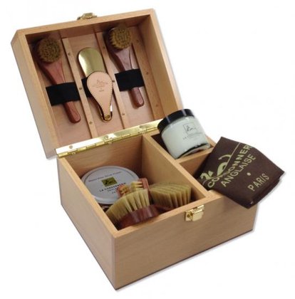 Saphir Médaille d'Or Groom box - Rosewood finish — The Shoe Care Shop