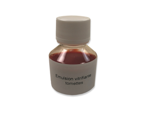 Sample for Varnishing Emulsion Red Terra Cotta AVEL