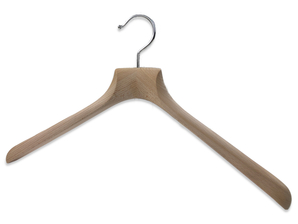 Shirt Hanger Natural waxed wood